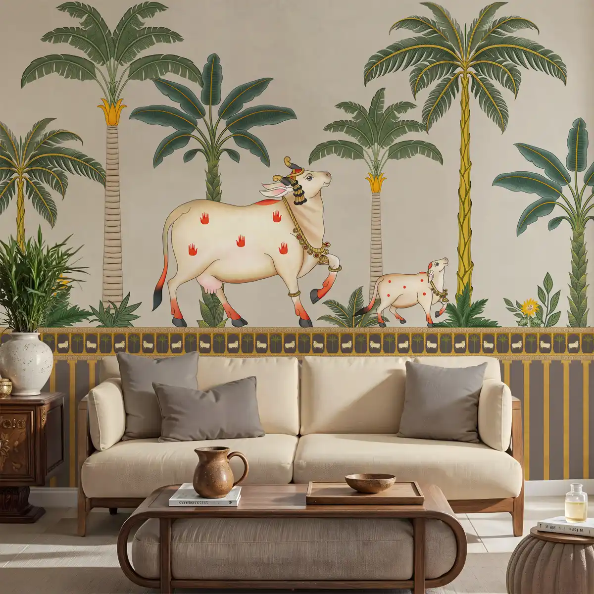 Custom Living Room Mural